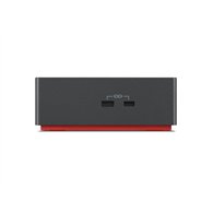 Lenovo ThinkPad Thunderbolt 4 WorkStation Avec fil Noir, Rouge