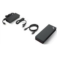 Lenovo ThinkPad Universal Thunderbolt 4 Smart Dock Avec fil Noir