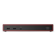 Lenovo ThinkPad USB4 Smart Dock 5500 Avec fil Noir