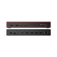 Lenovo ThinkPad Thunderbolt 4 Smart Dock Gen2 7500 Avec fil Noir