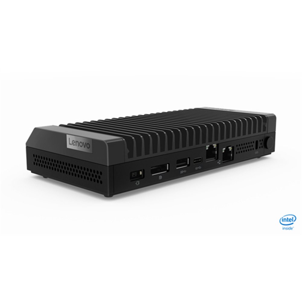 Lenovo ThinkCentre M90n Nano IoT Intel® Core™ i3 i3-8145U 4 Go DDR4-SDRAM 128 Go SSD Windows 10 Pro Mini PC Noir